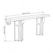 Nirolima Wooden Console Table