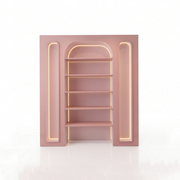 Nirovera Pink LED Salon Product Display Stand