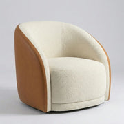 Nirvori Cream & Tan Pedicure Chair