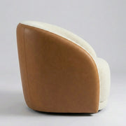 Nirvori Cream & Tan Pedicure Chair