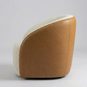 Nirvori Cream & Tan Pedicure Chair