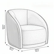 Nirvori Beige Pedicure Chair