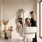 Nutmegy Wavy Salon Mirror