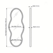 Nutmegy Wavy Salon Mirror