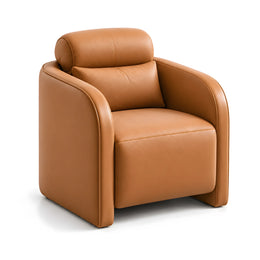 Orovuno Tan Leather Pedicure Chair