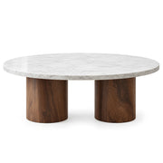 Orramina White Marble Coffee Table