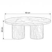 Orramina White Marble Coffee Table