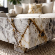 Orvian Auric Eclipse Quartzite Coffee Table