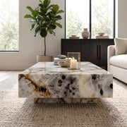 Orvian Auric Eclipse Quartzite Coffee Table