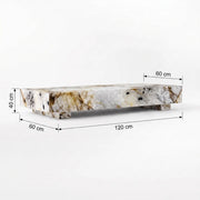 Orvian Auric Eclipse Quartzite Coffee Table
