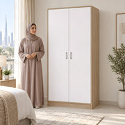 Otlona 2 Door Wooden Wardrobe