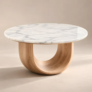 Ottavino White Marble Coffee Table