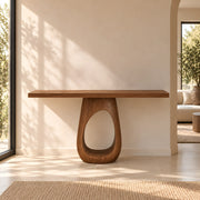 Ovileena Wooden Console Table