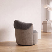 Penovy Grey & Beige Modern Pedicure Chair