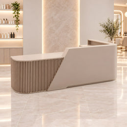Стойка ресепшн Pilangy Fluted Beige