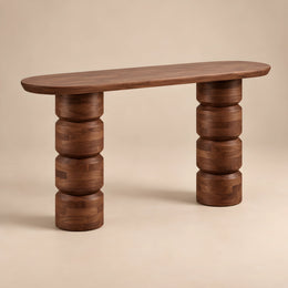 Pillarosy Wooden Console Table