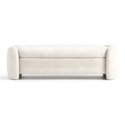 Piumola Cream Bouclé Storage Bench
