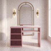Prinkly Pink Manicure Table with Storage