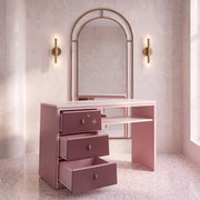 Prinkly Pink Manicure Table with Storage