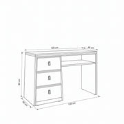 Prinkly Pink Manicure Table with Storage