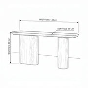 Pulanira Wooden Console Table