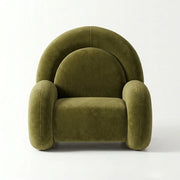 Pulpini Olive Green Velvet Pedicure Chair