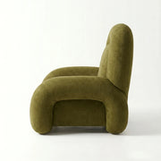 Pulpini Olive Green Velvet Pedicure Chair
