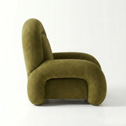 Pulpini Olive Green Velvet Pedicure Chair