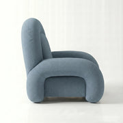 Pulpini Dusty Blue Velvet Pedicure Chair