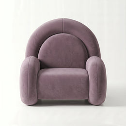 Pulpini Dusty Mauve Velvet Pedicure Chair