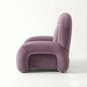 Pulpini Dusty Mauve Velvet Pedicure Chair