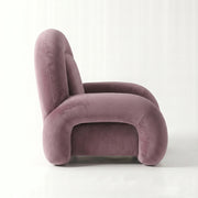 Pulpini Dusty Mauve Velvet Pedicure Chair
