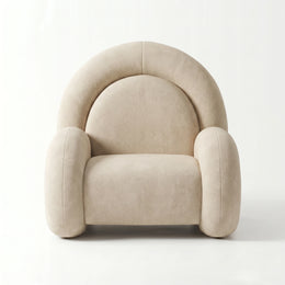 Pulpini Ivory Beige Velvet Pedicure Chair