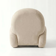 Pulpini Ivory Beige Velvet Pedicure Chair