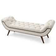 Punari Cream Upholstered Bench
