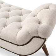 Punari Cream Upholstered Bench