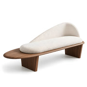 Putanisa Cream Upholstered Accent Bench