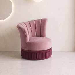 Queeny Pink Manicure Chair