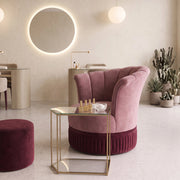 Queeny Pink Manicure Chair