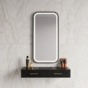Reflectora Black LED Salon Mirror