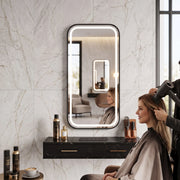 Reflectora Black LED Salon Mirror