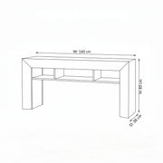 Retrovola Wooden Console Table