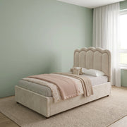 Rinosy Cream Kids Single Bed