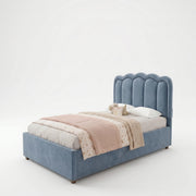 Rinosy Dusty Blue Kids Single Bed