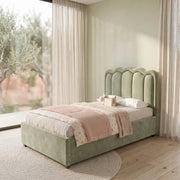 Rinosy Sage Green Kids Single Bed