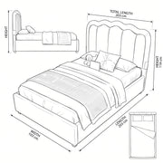 Rinosy Cream Kids Single Bed