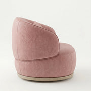 Roundara Pink Velvet Pedicure Chair