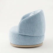 Roundara Blue Velvet Pedicure Chair