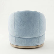Roundara Blue Velvet Pedicure Chair