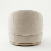 Roundara Cream Velvet Pedicure Chair